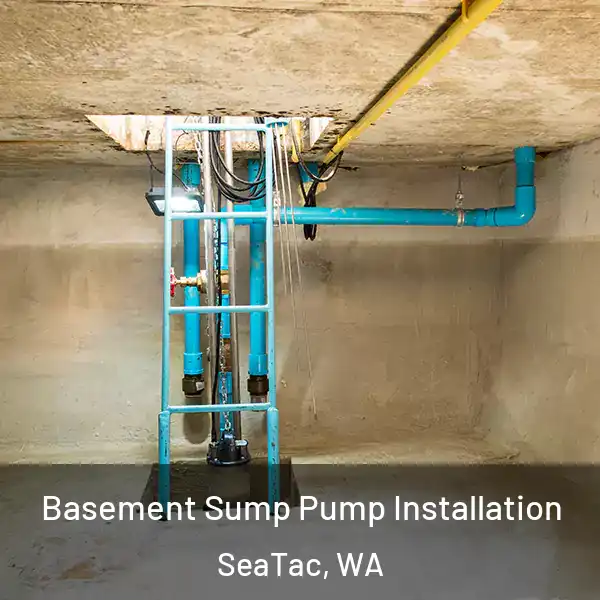  Basement Sump Pump Installation SeaTac, WA